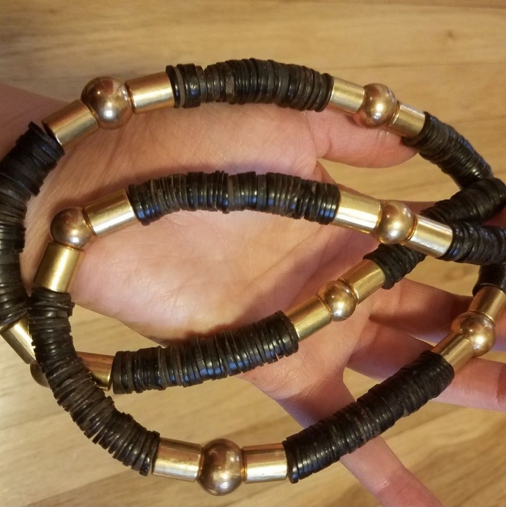 Vintage tribal statement necklace